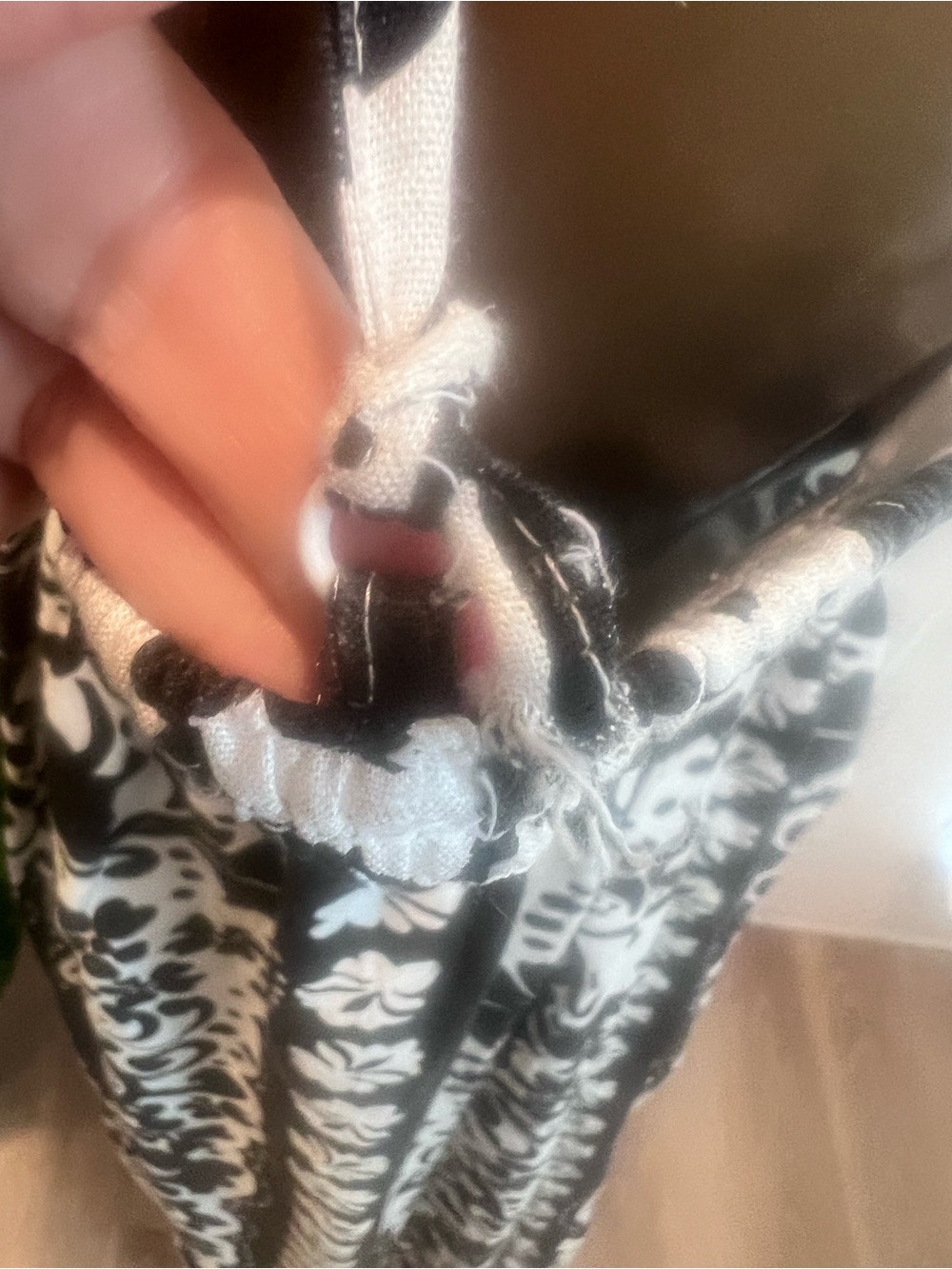 Black & White Floral Maxi Dress - Japna brand - Picture 4 of 5